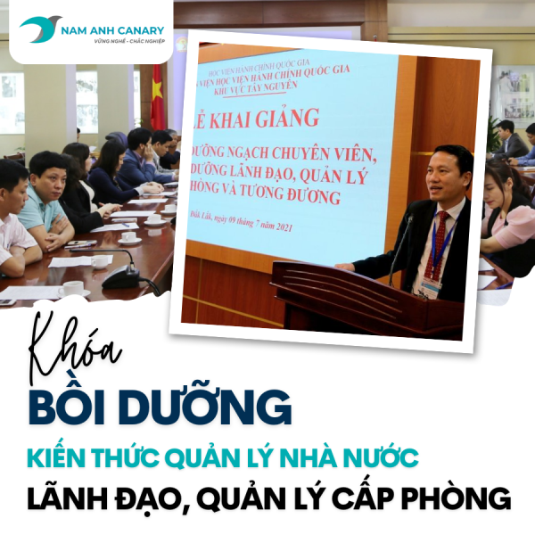 Khoá Bồi dưỡng đối với Lãnh đạo, Quản lý cấp phòng và tương đương