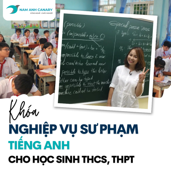 Khóa bồi dưỡng Nghiệp vụ Sư phạm Tiếng anh cho THCS, THPT