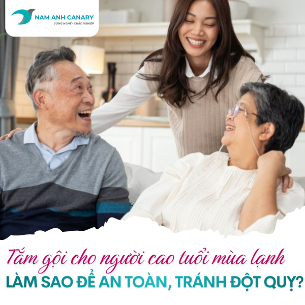 Tắm cho người cao tuổi mùa lạnh: 5 nguyên tắc phòng tránh đột quỵ