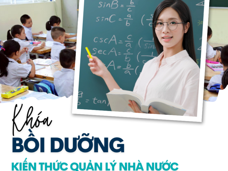 KHOÁ BỒI DƯỠNG KIẾN THỨC QUẢN LÝ NHÀ NƯỚC NGẠCH CHUYÊN VIÊN