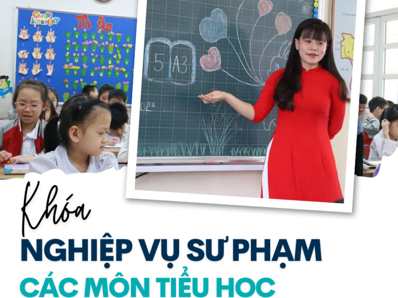 KHOÁ BỒI DƯỠNG NGHIỆP VỤ SƯ PHẠM CÁC BỘ MÔN CỦA TIỂU HỌC