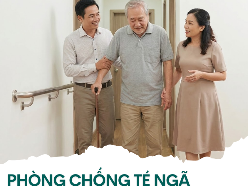 Phòng chống té ngã ở người cao tuổi